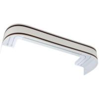 Карниз "Лайн" с поворотами 2м Жемчуг/Орех 2П