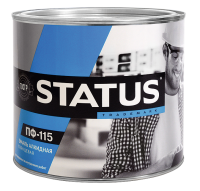 Эмаль ПФ-115М, красная 2,6кг STATUS