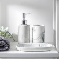 Набор акс. д/ванной керам. "Сила", 3 предмета, серый