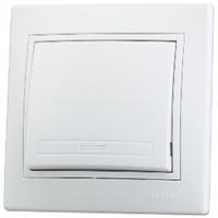 Выключатель 1СП бел 701-0202-100 Lezard