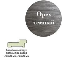 Коробка 70*28*2070 экошпон (орех темный) г. Пенза  Леском 