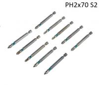 Бита PH2x70,сталь S2 Gross