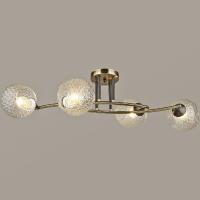 Люстра потолочная 03501-0,3-04 60w*4 АВ+BK 