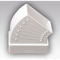 Колено разноугловое  горизонтальное  60х204 ПВХ 620КРП