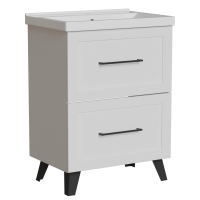 Тумба д/ванной Риф-60, 2 ящ. под раков. Fest- 60 (Sanita Luxe)