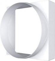 Переходник с квадрата 100 на круг D100 10КВ ПВХ