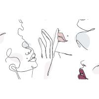 60616-03 Обои на флиз.основе Mademoiselle 1,06*10,05м Erismann