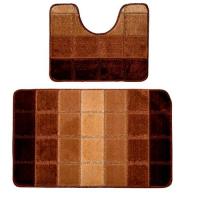 Коврик для в/к DEKOTEX Comfort Quadro из 2 шт 50х80/50х40см 10мм (бежевый)