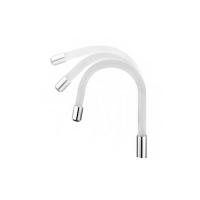 Излив для смесителя кухня ГИБКИЙ FRAP W03 белый