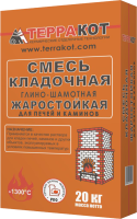 Смесь штукатурная "Терракот" жаростойкая 25кг