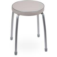 Табурет Фабрик-2 б/об на 4-х опорах, круглое сиденье) Серый ТФ02
