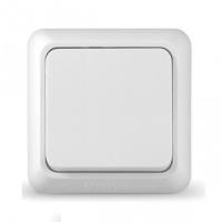 Выключатель 1-кл белый Олимп О0021(пластиковая основа) Universal