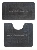Коврик BANYOLIN из 2 шт.  50х80 черный