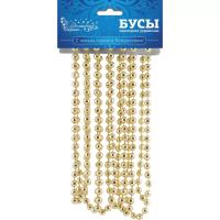 Бусы "Блеск" 2,7м 7мм золото 104076