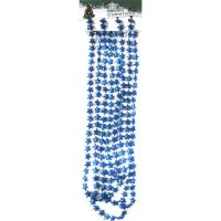 Бусы "Звезда" 2,7м синий 2см 104058
