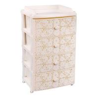 Комод 4-х сек. широкий "Лаура" сл.кость  М6839 г.Октябрьский