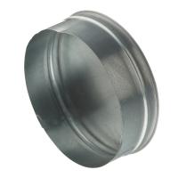 Заглушка металическая d 125 оцинкованная