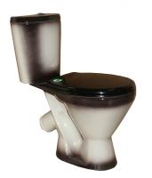 Унитаз-компакт "Элегант" черный  с/арм. с сид.  г.Киров