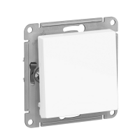 Выключатель 1-кл (белый)  10АХ ATLASDESIGN