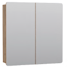 Шкаф зеркальный "Ариель-65" бел/дуб бунратти, 650*750*160