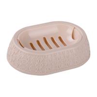 Мыльница "Вязаное плетение" бежевая г.Октябрьский