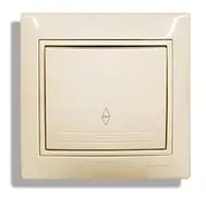 Выключатель проходной 1СП крем 701-0303-105 Lezard 