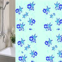 Штора д/ ванн п/э Морская Звезда Голубой 180x180 см 