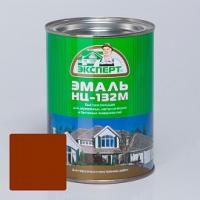 Эмаль НЦ-132П 0,7кг коричневая Эксперт