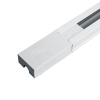 Шинопровод белый 2м квадратн. Feron CAB1005 (токовод,заглушка,крепление)