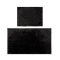 Коврик Decotex PUUFY из 2 шт.  50х80 черный