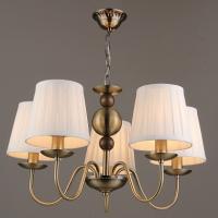 Люстра С0756/5 АВ  5*60w Е14 d570 h600 бронза