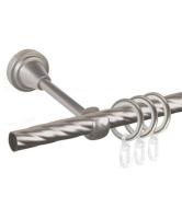 Труба 3 м Крученая Сатин d16