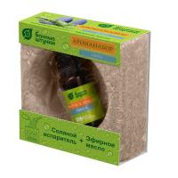 Ароманабор сол. испаритель 700г, масло эф.ПИХТА 15мл "Банные штучки" 32481