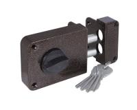 Замок накладной ЗН 1-3 медь (34873) 