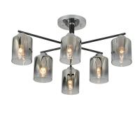Люстра потолочная 07274/6 Chrome+Black 