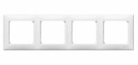 Рамка 4 поста белая 774454 Legrand Valena