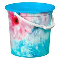 Ведро Ар-пласт 10 л с аппликацией Голубой (г. Пятигорск)