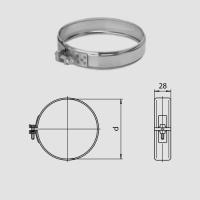 Хомут нерж. д=120 (430/0,5мм)