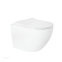 Унитаз подвес. HOLLER POINT TORNADO Безободковый, сиденье дюро. с микролифтом 490*360*360