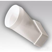 Соединитель 60х204/D125 эксцентрик плоский/круглым 620СП12,5КП ПВХ