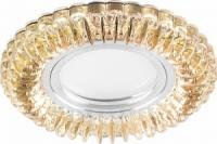 Светильник CD904 12V 15*2835SMD MR16 50W  желтый/хром  FERON