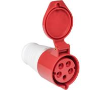 Розетка 225 3Р+РЕ+N 32А 380В IP44 EKF