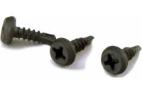 Саморез 3,5*9,5 черный полуцилиндр