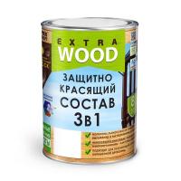 Защитно-красящий состав 3в1 Олива 0,75л Wood Extra