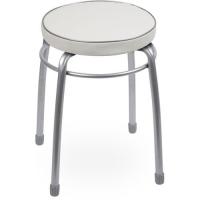 Табурет Фабрик-1 с/об(на 4-х опорах, круглое сиденье) светло-серый ТФ01