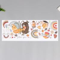 Наклейка пласт "Курочки" 20х30 см