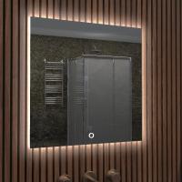 Зеркало Кронас 500*500мм квадрат с фронтальной LED подсветкой SANTREK HOME