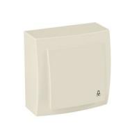 Выключатель 1-кл (26121001)  (кремовый)  Nilson Themis