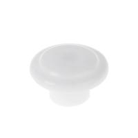 Ручка кнопка d=35мм Бел пласт.