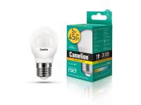 Лампа G45 LED 5/830/E27 (5Вт 220В)  Camelion Basic  power